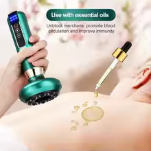 Tricolor electric massager